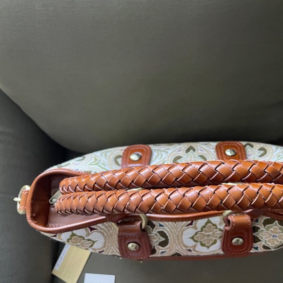 PATRICIA NASH Lesina LEATHER and Tapestry Tote - Picture 16 of 16